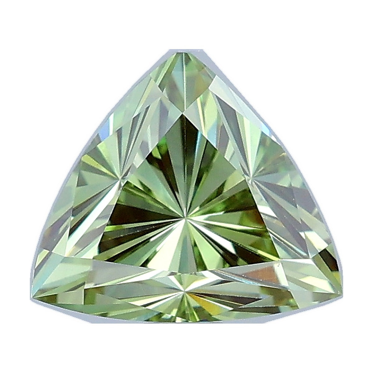 1.51 ct trillion lab-grown diamond, fancy vivid green, VS1 clarity, IGI certified, still from its 360° video