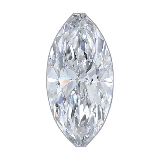 1.51 ct marquise lab-grown diamond, E color, VS1 clarity, IGI certified, still from its 360° video