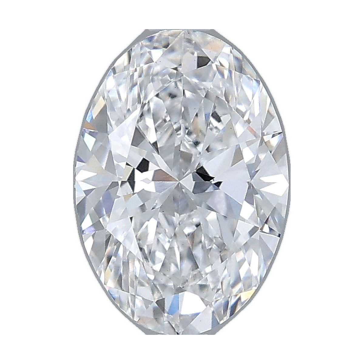 1.51 ct oval lab-grown diamond, D color, VS1 clarity, IGI certified, still from its 360° video