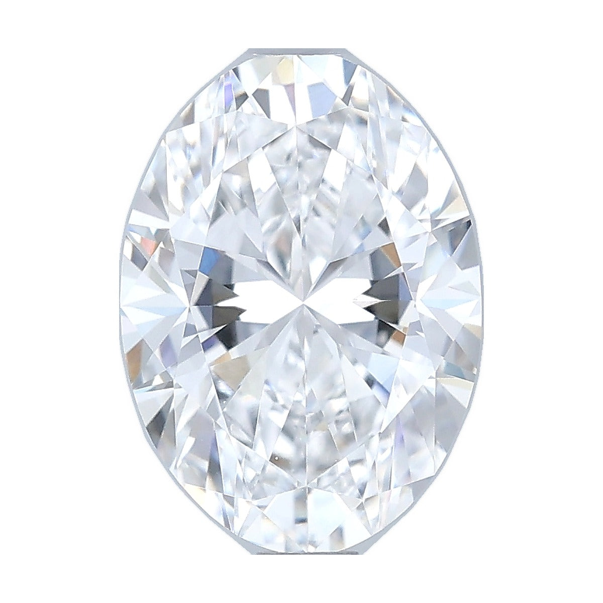1.51 ct oval lab-grown diamond, D color, VVS2 clarity, IGI certified, still from its 360° video