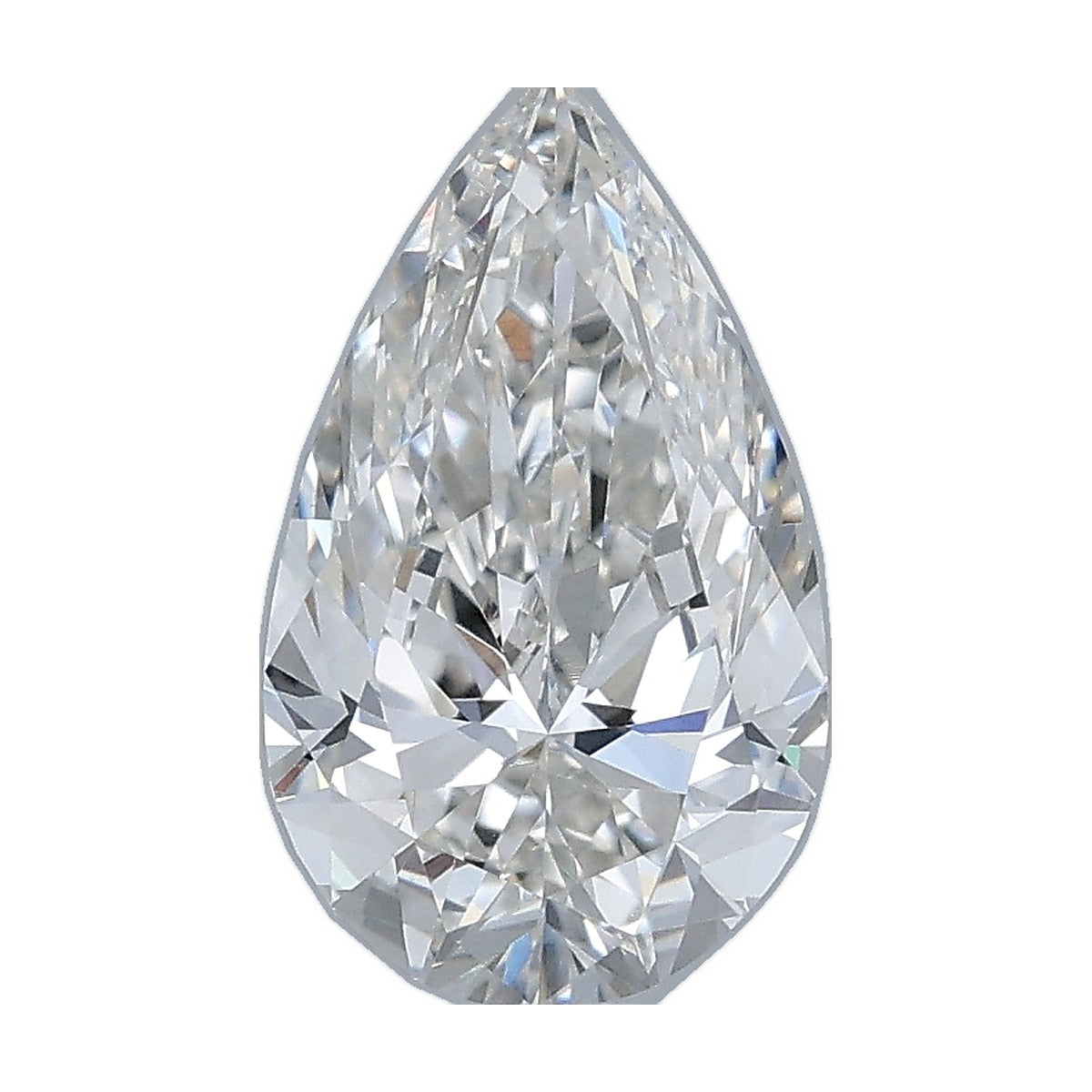 1.51 ct pear lab-grown diamond, G color, VVS2 clarity, IGI certified, still from its 360° video