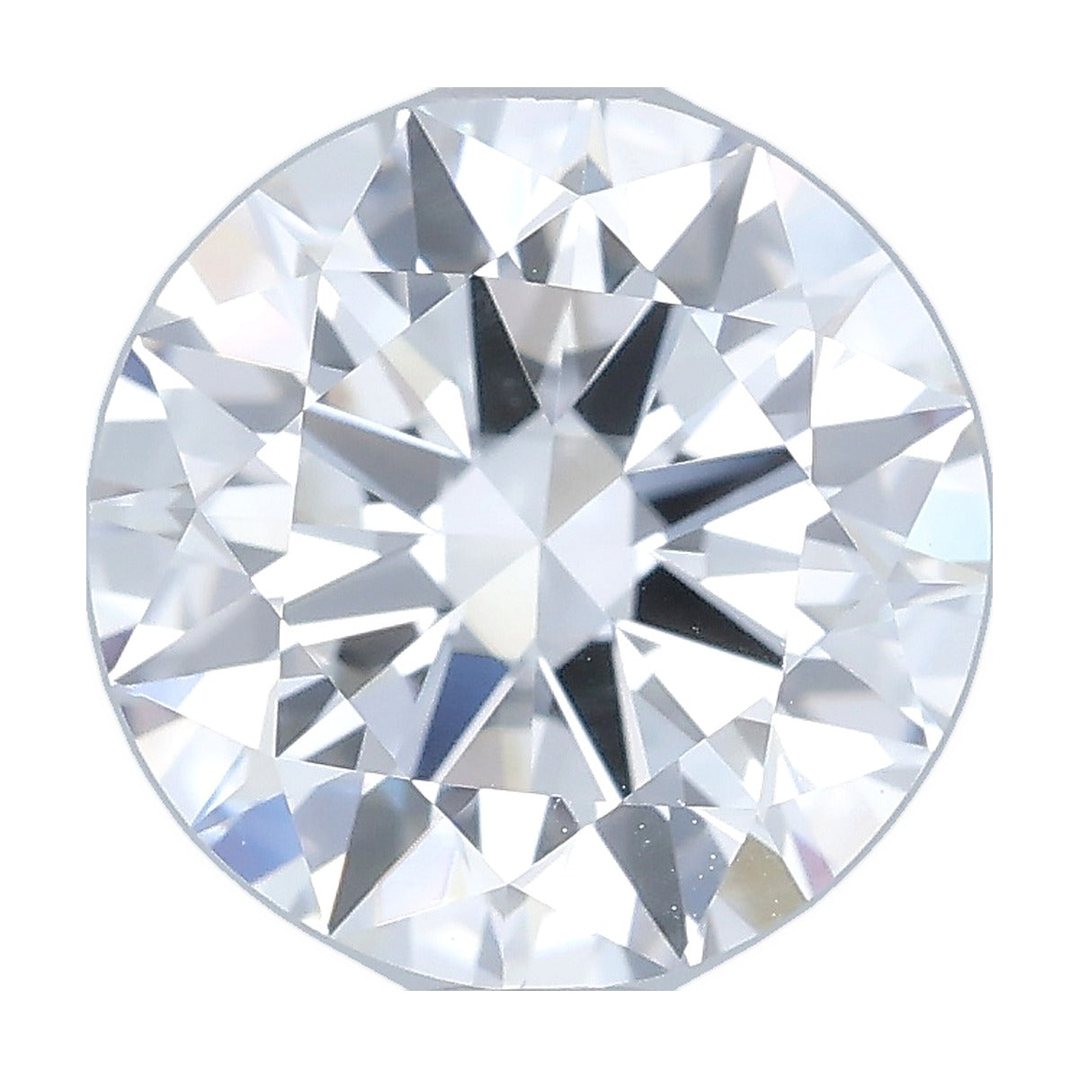 1.51 ct round lab-grown diamond, D color, VVS1 clarity, IGI certified, still from its 360° video