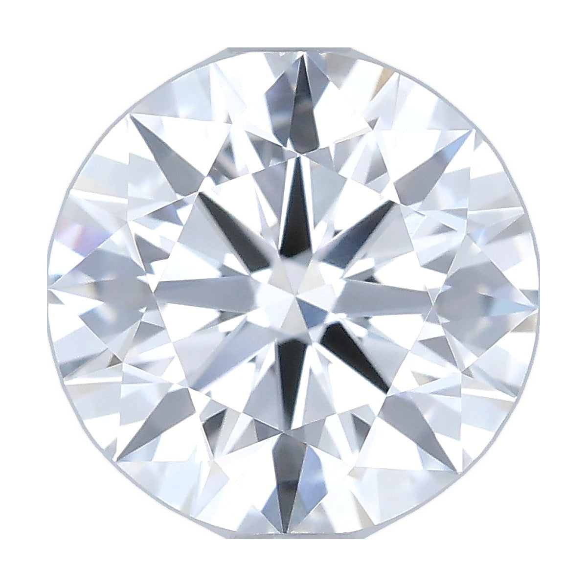 1.51 ct round lab-grown diamond, D color, VVS1 clarity, IGI certified, still from its 360° video