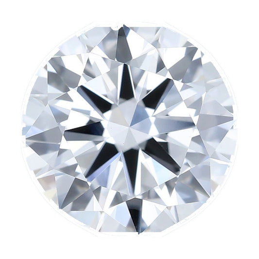 1.51 ct round lab-grown diamond, E color, VS1 clarity, IGI certified, still from its 360° video