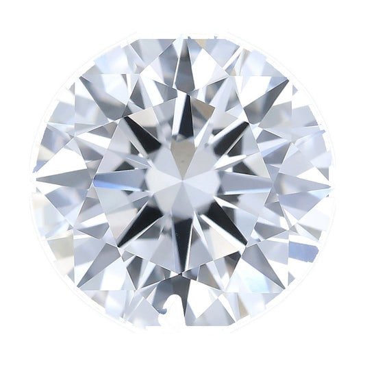 1.51 ct round lab-grown diamond, E color, VS1 clarity, IGI certified, still from its 360° video