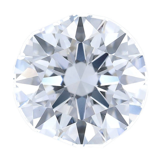 1.51 ct round lab-grown diamond, E color, VS1 clarity, IGI certified, still from its 360° video