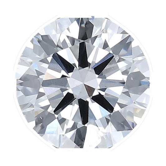 1.51 ct round lab-grown diamond, E color, VS1 clarity, IGI certified, still from its 360° video
