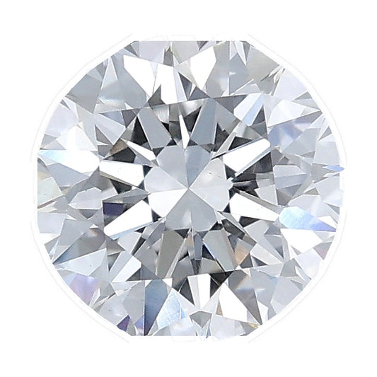1.51 ct round lab-grown diamond, E color, VS1 clarity, IGI certified, still from its 360° video