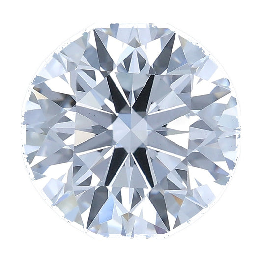 1.51 ct round lab-grown diamond, E color, VVS2 clarity, IGI certified, still from its 360° video