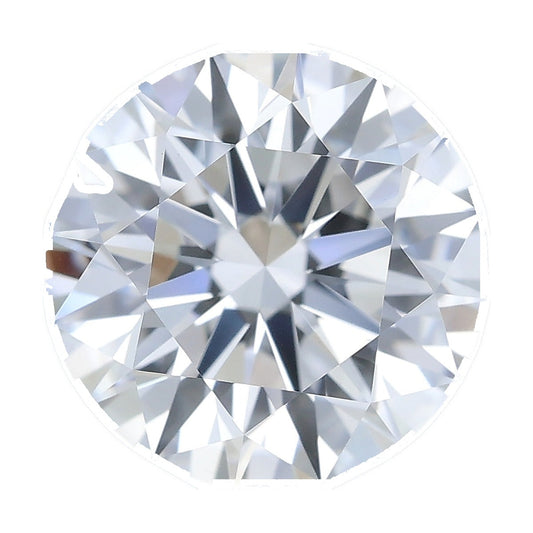 1.51 ct round lab-grown diamond, F color, VS1 clarity, IGI certified, still from its 360° video