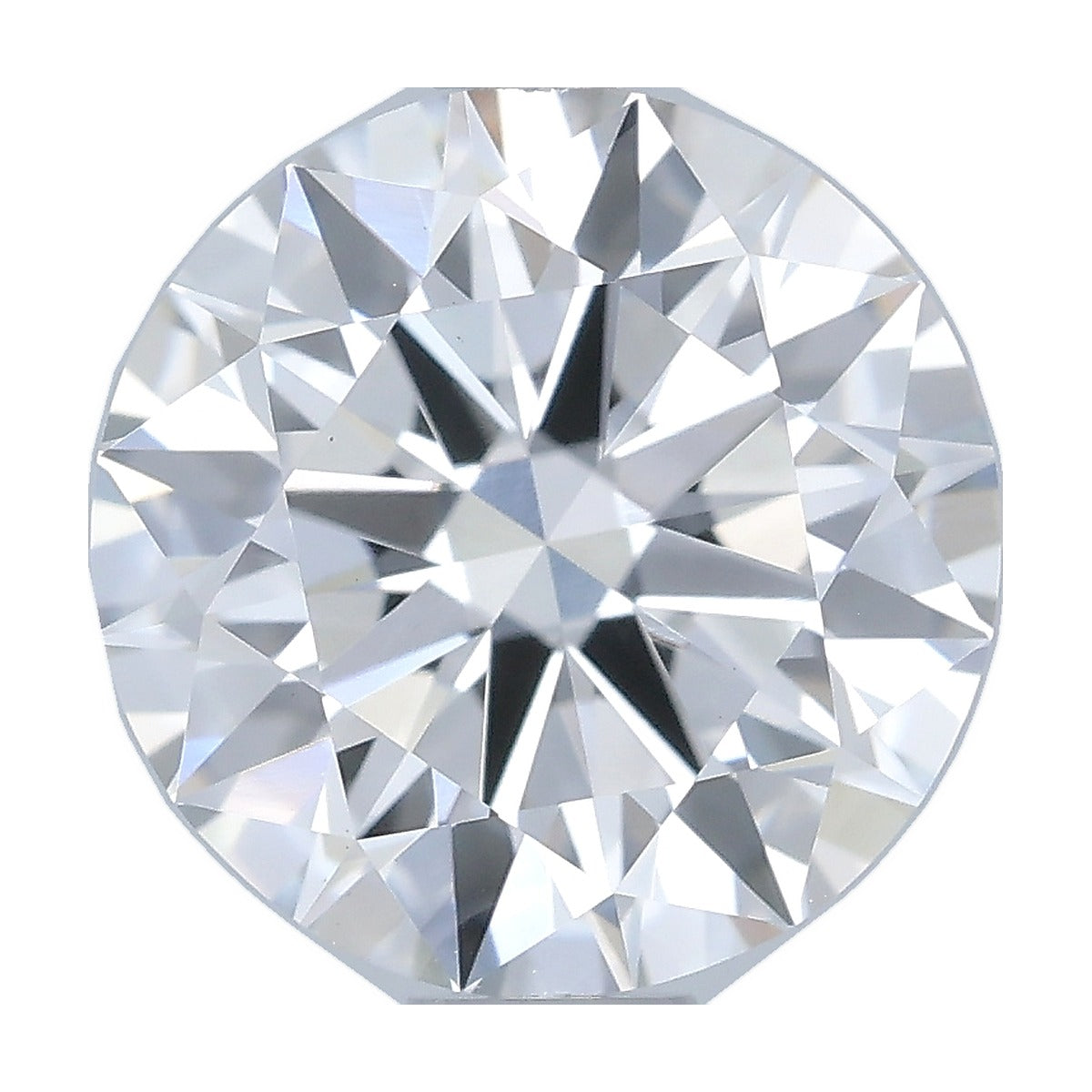 1.51 ct round lab-grown diamond, F color, VS1 clarity, IGI certified, still from its 360° video