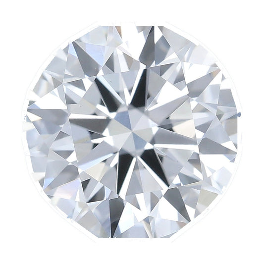 1.51 ct round lab-grown diamond, F color, VS1 clarity, IGI certified, still from its 360° video