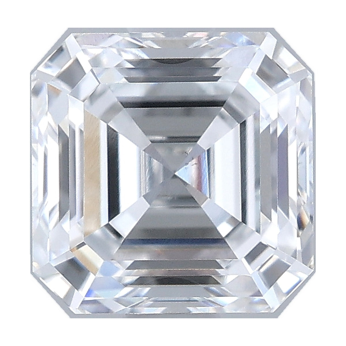 1.52 ct asscher lab-grown diamond, D color, VS1 clarity, IGI certified, still from its 360° video