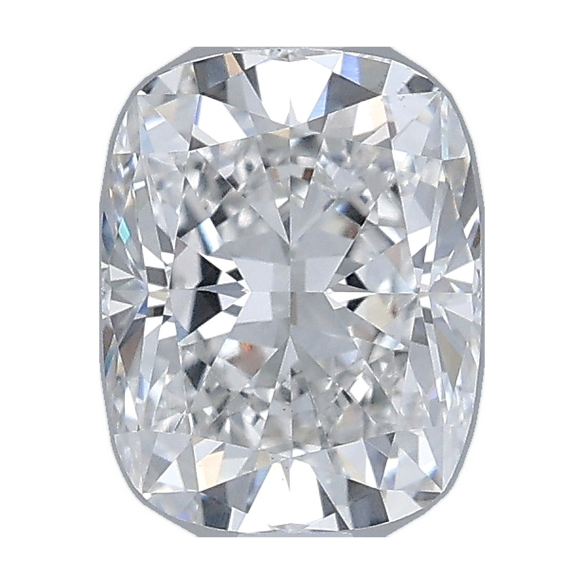 1.52 ct elongated cushion lab-grown diamond, F color, VS1 clarity, IGI certified, still from its 360° video