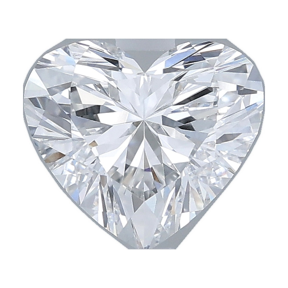 1.52 ct heart lab-grown diamond, D color, VVS2 clarity, IGI certified, still from its 360° video