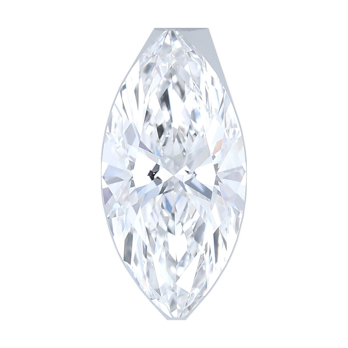 1.52 ct marquise lab-grown diamond, D color, VVS2 clarity, IGI certified, still from its 360° video