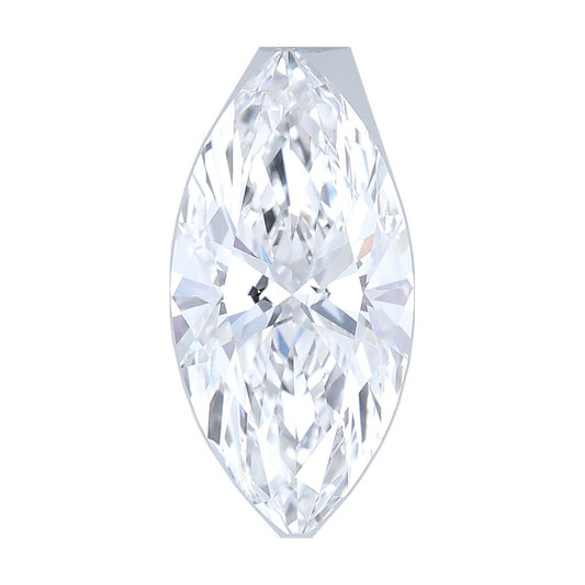 1.52 ct marquise lab-grown diamond, D color, VVS2 clarity, IGI certified, still from its 360° video