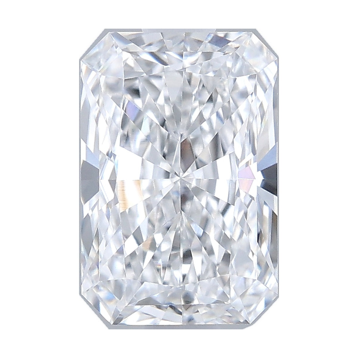 1.52 ct radiant lab-grown diamond, D color, VVS2 clarity, IGI certified, still from its 360° video
