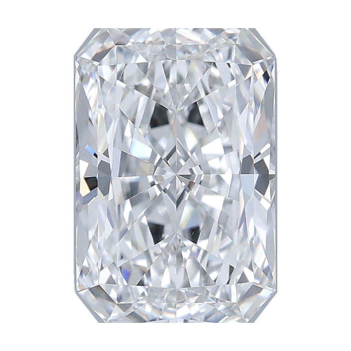 1.52 ct radiant lab-grown diamond, D color, VVS2 clarity, IGI certified, still from its 360° video