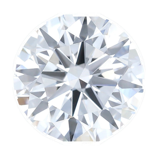 1.52 ct round lab-grown diamond, D color, VVS2 clarity, IGI certified, still from its 360° video