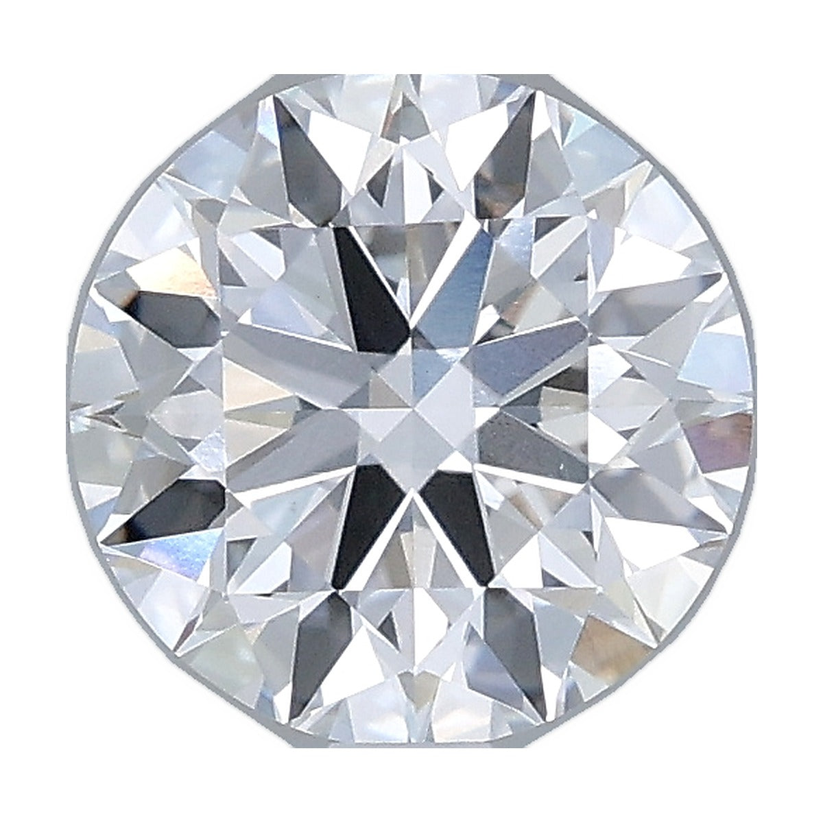 1.52 ct round lab-grown diamond, D color, VVS2 clarity, IGI certified, still from its 360° video