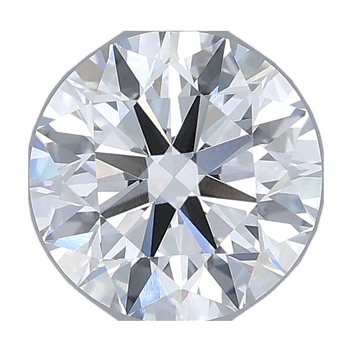 1.52 ct round lab-grown diamond, D color, VVS2 clarity, IGI certified, still from its 360° video
