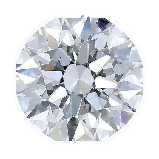 1.52 ct round lab-grown diamond, E color, VS1 clarity, IGI certified, still from its 360° video
