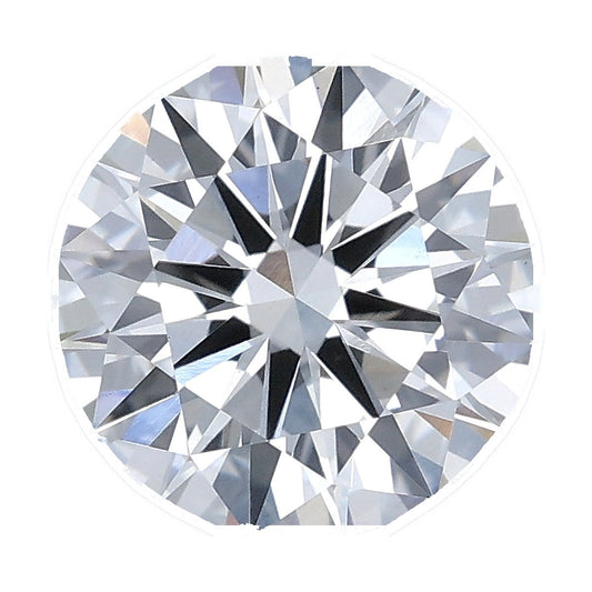 1.52 ct round lab-grown diamond, E color, VS1 clarity, IGI certified, still from its 360° video