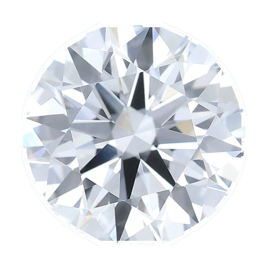 1.52 ct round lab-grown diamond, E color, VVS2 clarity, IGI certified, still from its 360° video