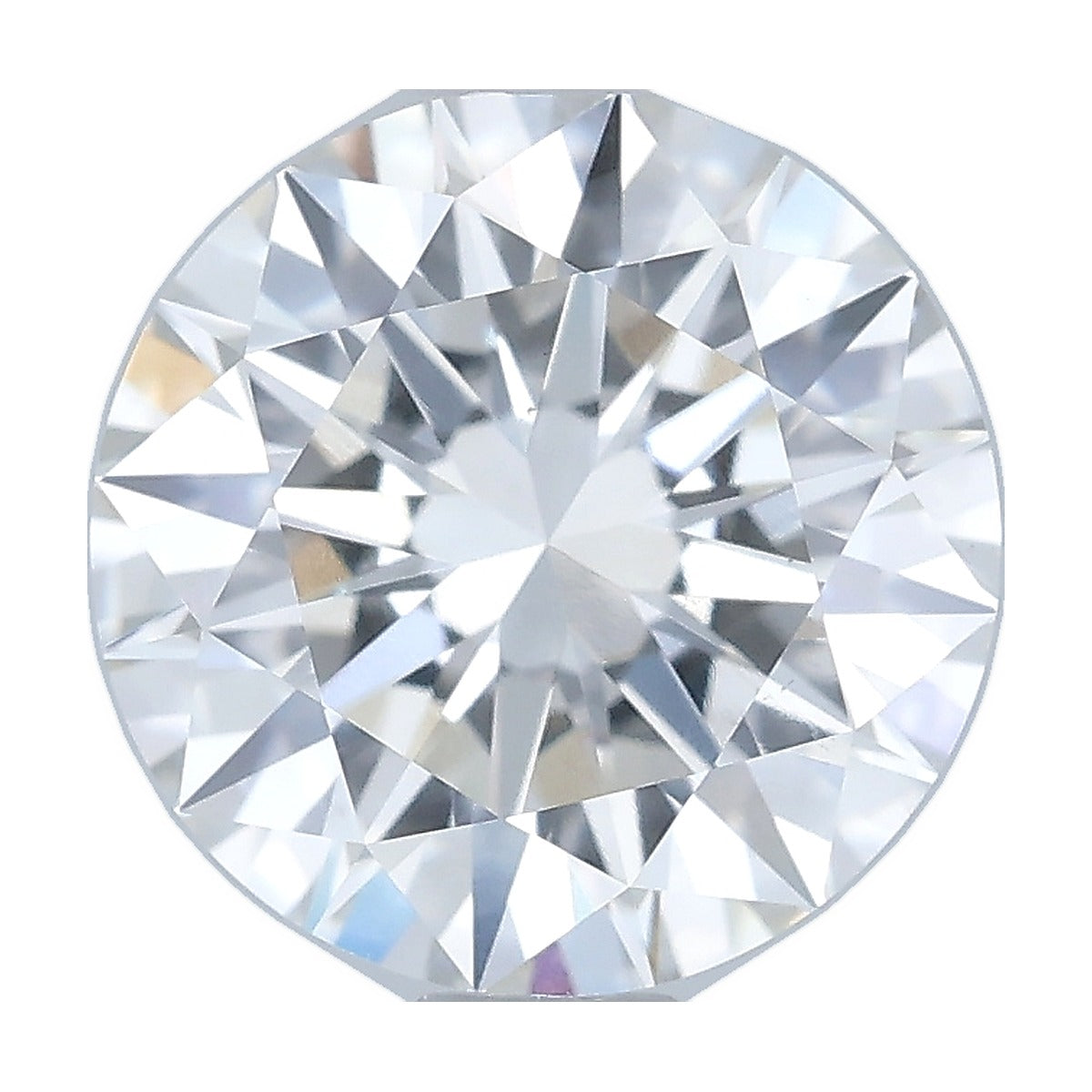 1.52 ct round lab-grown diamond, F color, VS1 clarity, IGI certified, still from its 360° video