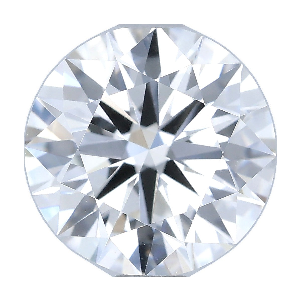 1.52 ct round lab-grown diamond, F color, VS1 clarity, IGI certified, still from its 360° video