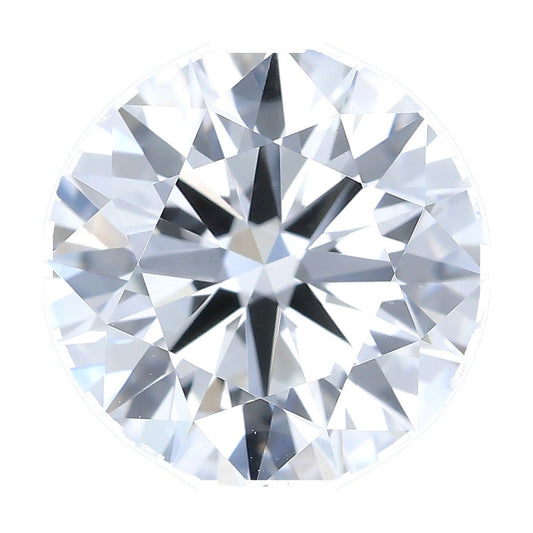 1.52 ct round lab-grown diamond, F color, VS1 clarity, IGI certified, still from its 360° video