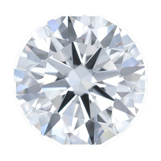 1.52 ct round lab-grown diamond, F color, VS1 clarity, IGI certified, still from its 360° video