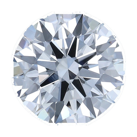 1.52 ct round lab-grown diamond, G color, VVS2 clarity, IGI certified, still from its 360° video