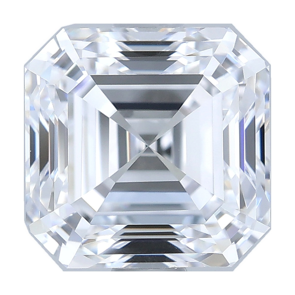 1.53 ct asscher lab-grown diamond, D color, VVS2 clarity, IGI certified, still from its 360° video