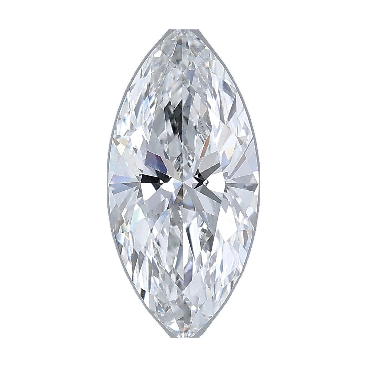 1.53 ct marquise lab-grown diamond, D color, VS2 clarity, IGI certified, still from its 360° video