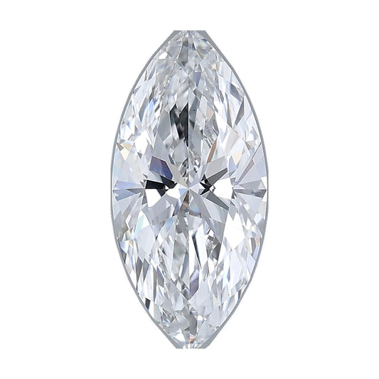 1.53 ct marquise lab-grown diamond, D color, VS2 clarity, IGI certified, still from its 360° video