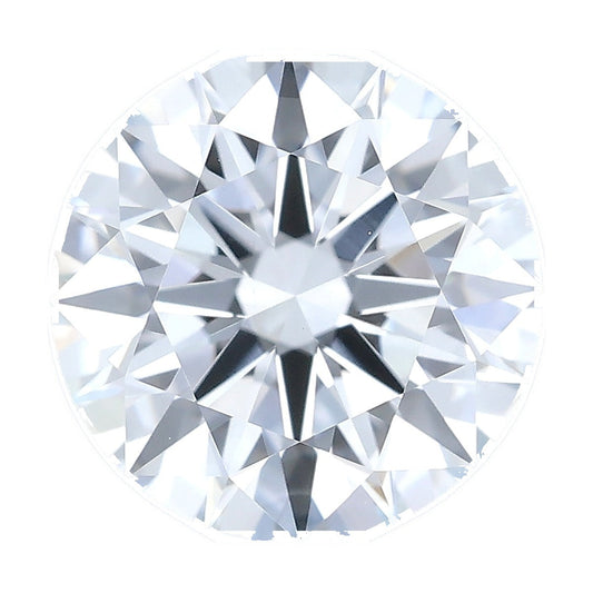 1.53 ct round lab-grown diamond, D color, VVS2 clarity, IGI certified, still from its 360° video