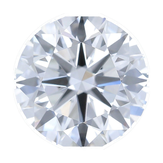 1.53 ct round lab-grown diamond, D color, VVS2 clarity, IGI certified, still from its 360° video