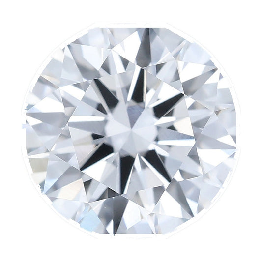 1.53 ct round lab-grown diamond, E color, VS1 clarity, IGI certified, still from its 360° video