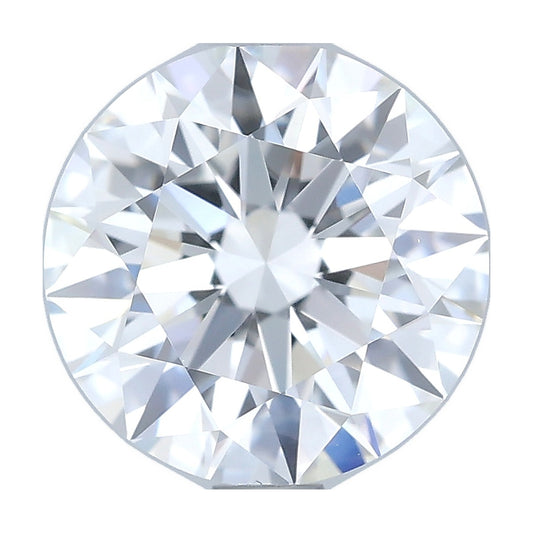 1.53 ct round lab-grown diamond, E color, VVS1 clarity, IGI certified, still from its 360° video