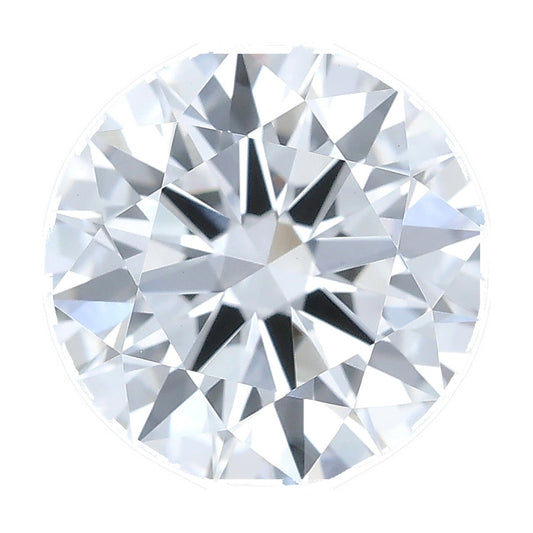 1.53 ct round lab-grown diamond, E color, VVS2 clarity, IGI certified, still from its 360° video