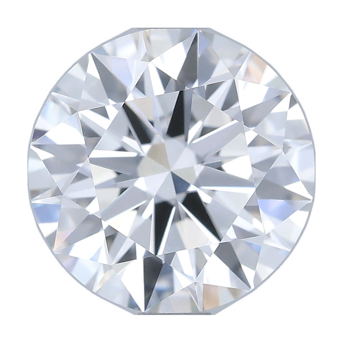 1.53 ct round lab-grown diamond, F color, VS1 clarity, IGI certified, still from its 360° video