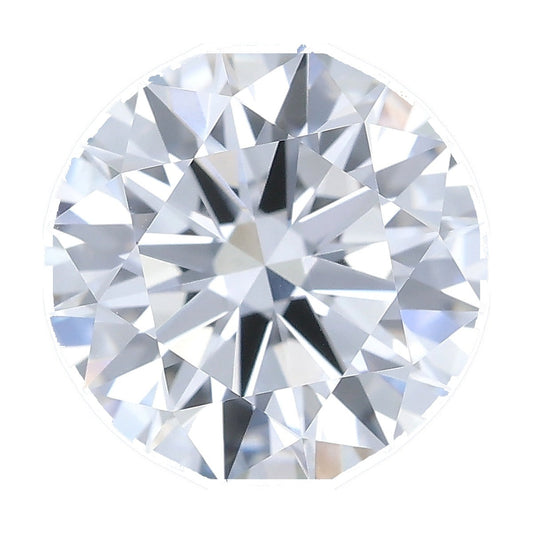1.53 ct round lab-grown diamond, F color, VS1 clarity, IGI certified, still from its 360° video