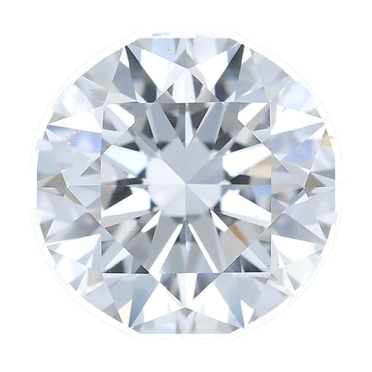 1.53 ct round lab-grown diamond, F color, VS1 clarity, IGI certified, still from its 360° video