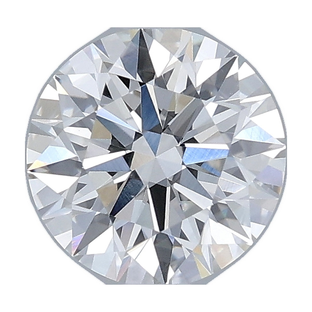 1.53 ct round lab-grown diamond, F color, VS1 clarity, IGI certified, still from its 360° video