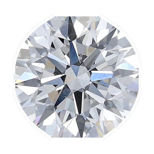 1.53 ct round lab-grown diamond, F color, VS1 clarity, IGI certified, still from its 360° video