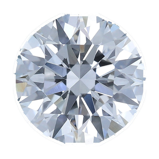 1.53 ct round lab-grown diamond, G color, VVS2 clarity, IGI certified, still from its 360° video