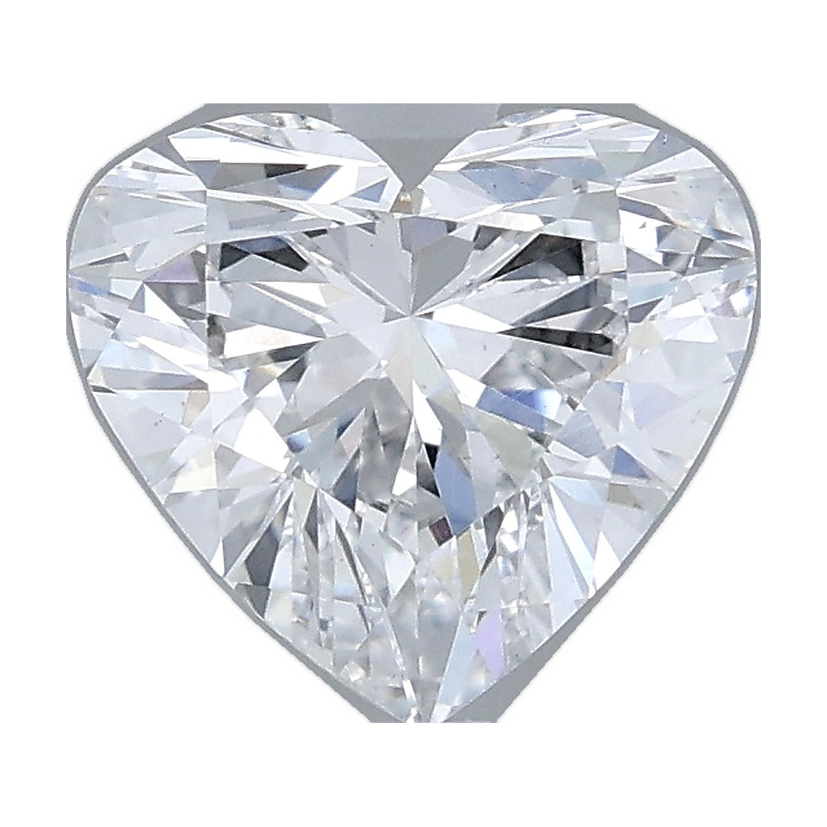 1.54 ct heart lab-grown diamond, D color, VS1 clarity, IGI certified, still from its 360° video