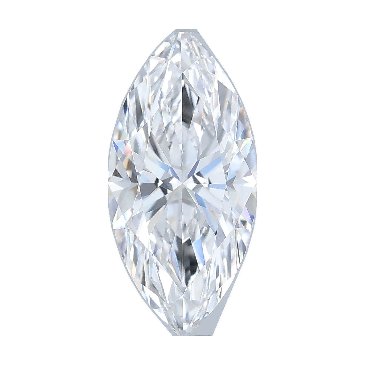 1.54 ct marquise lab-grown diamond, D color, VVS2 clarity, IGI certified, still from its 360° video